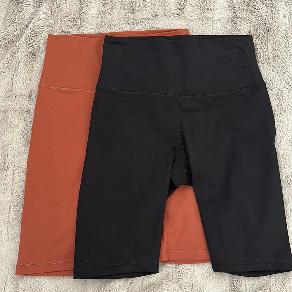 Set of 2 - Belle and Bell 9.5” Crush Biker Shorts